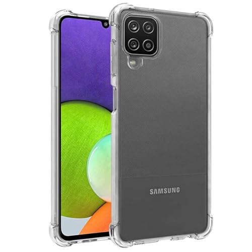 Sidande Case for Galaxy A22 Case, Samsung A22/Galaxy M32 (Global)/Galaxy M22 Case for Girls Women, Clear Transparent Soft Flexible TPU Slim Phone Protective Case Cover for Samsung Galaxy A22 Clear