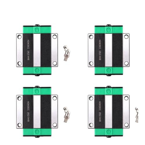 Carro deslizante de oso lineal HGH15CA con engrasador compatible con HGR