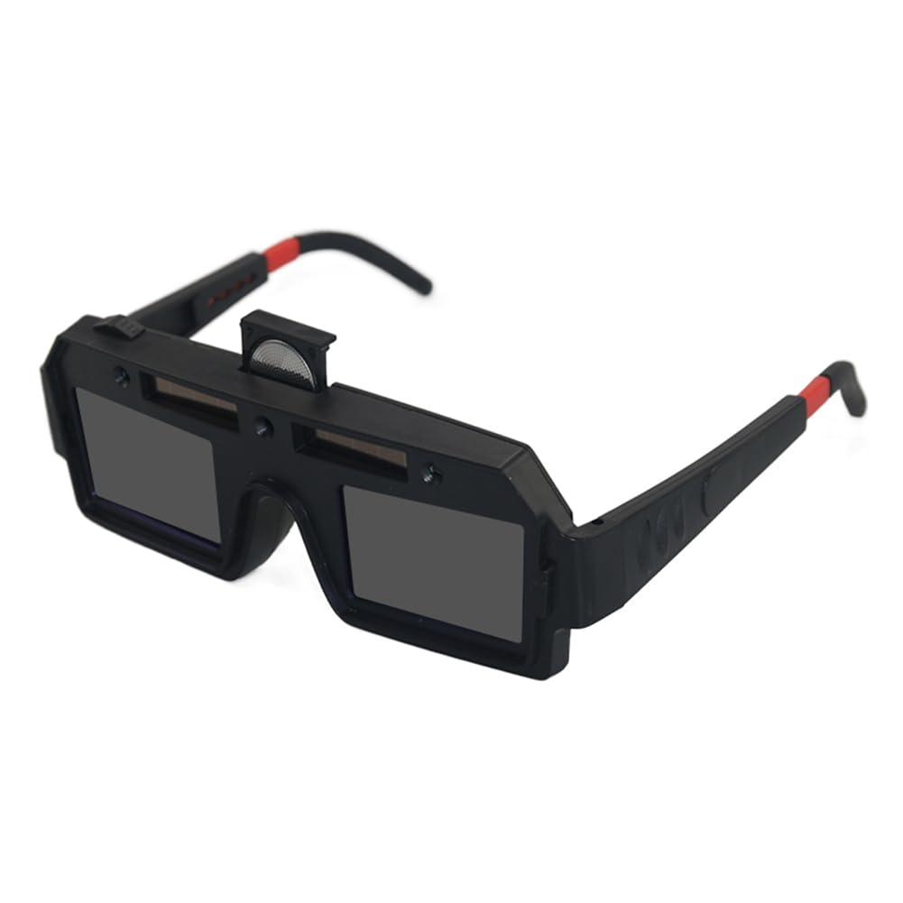 Littimoon Auto-Dimming Welding Goggles with Replaceable Lithium Battery Welding Glasses for TIG MIG Arc Plasma Cutting B