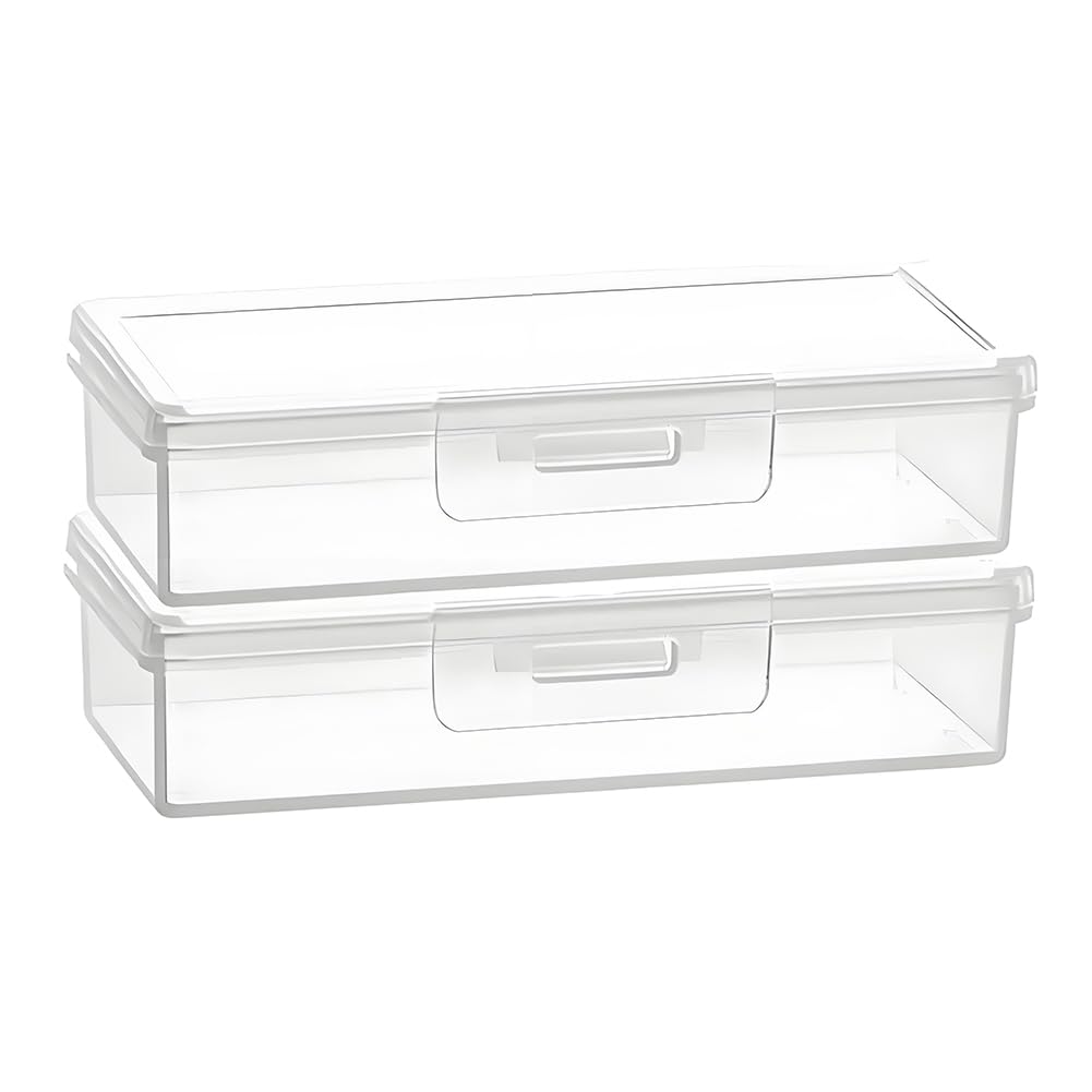 SwirlColor Dispensador de algodones para viajes, soporte de hisopo de algodón caja de bastoncillos de algodón portátiles caja transparente con tapa para hisopos de algodón (2)