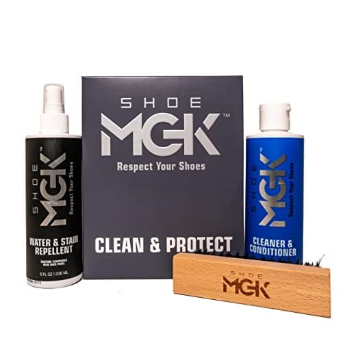 Shoe Cleaner - Shoe Protection - Shoe MGK Clean & Protect -Shoe MGK Water & Stain Repellent Plus Shoe Cleaner/Conditioner Cleaning Kit For Athletic Shoes, Tennis Shoes & Sneakers