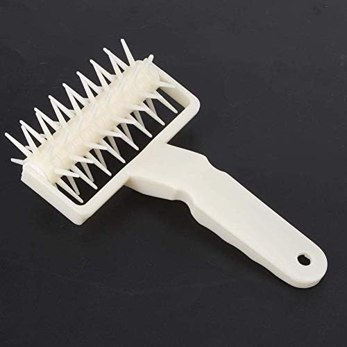 Pizza Dough Roller Plastic Pizza Dough Docker with Spikes Thin Crust Pizza Docker Rollers Prevents Docker from Blistering Bread Cookie Pie Pastry DIY Kitchen Baking Tools