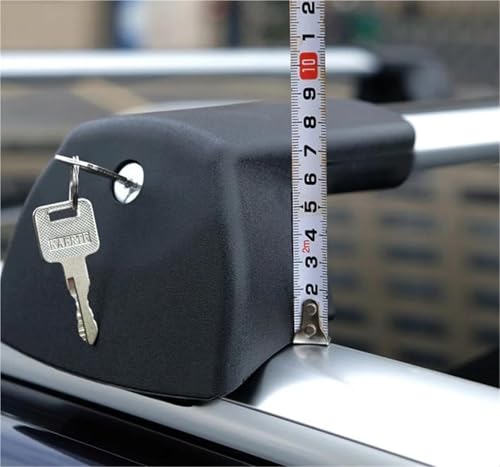 Barres de toit pour VW ID.4 2022 2023 | Barre transversale verrouillable noire 2 pièces
