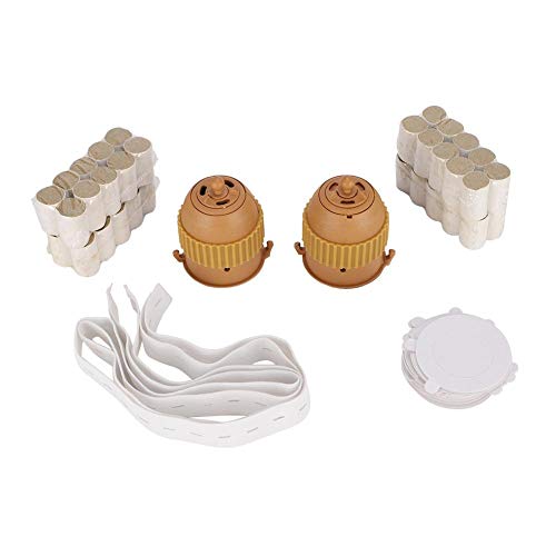 Household Moxibustion Box, 2pcs Moxibustion Tool Pain Relief Therapy and Blood Circulation Health Care Moxa Therapy with Moxa Roll Stick Patch for Shoulder, Neck