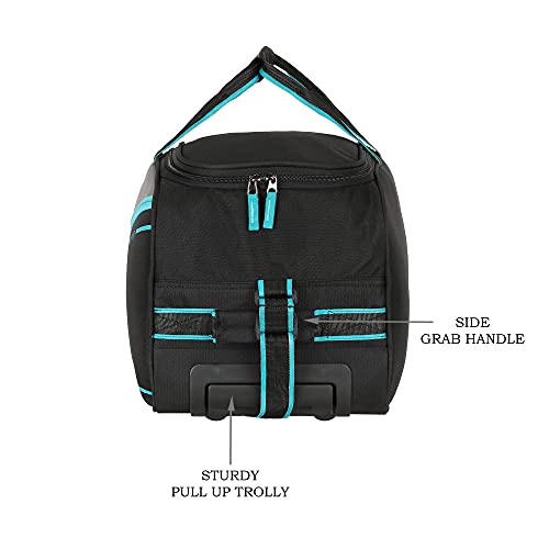 Image of Lavie Sport Large Wheel Duffel Bag | Luggage Bag | Travel Bag with Trolley