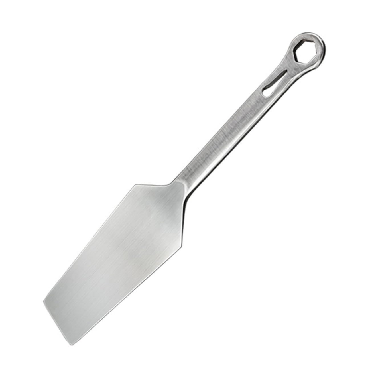 Homoyoyo de ladrillo multifuncional masilla herramienta piso de la escobilla de goma concreto paleta calibradora paleta de albañilería yeso espátula raspador Masón Acero inoxidable