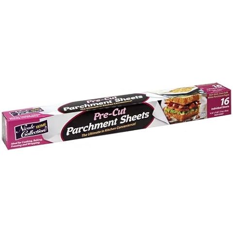 Nicole Home Collection 1042 Pre-Cut Parchment Paper Sheets | 14.5” x 19.6” | Pack of 16 Cover