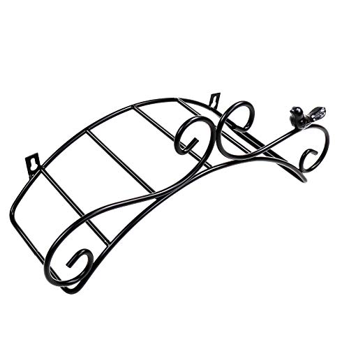 Beyoung Garden Hose Holder Heavy Duty Water Hose Holder Solid Metal Hose Hanger Wall Mount Decorative Durable Garden Hose Storage Hose Reel Hose Stand Hose Organizer for Outside Yard