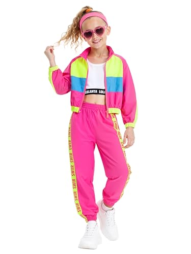 Survêtement rétro colorblock Lolanta ensemble hip-hop filles 4-13 ans