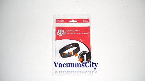 Dirt Devil Style 1 Vacuum Belt, Pack of 2, Black, Part # 3157260001 image 5