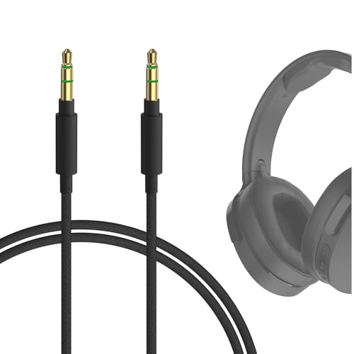 Geekria Audio Cable Compatible with Skullcandy Crusher Evo, Hesh ANC/EVO, Crusher ANC 2, Riff 2 Headphones, 1/8