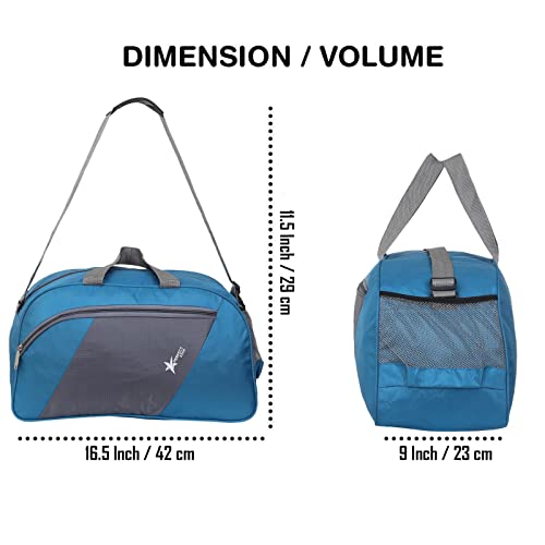 Image of PERFECT STAR 40L Duffle Bags for travellings | Carry Bag for Women Travel | Bag for travellin | Travel Bag for man | Luggage Bags for Women (Teal Blue)