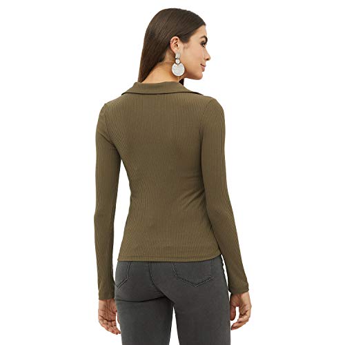 Image of Harpa Women's Solid Regular Fit Blouse
