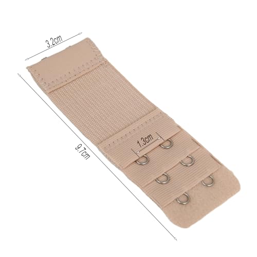 Image of Bra Strap Extenders, Women Elastic Extensions Bra Extender Set, 6 Piece,Skin,White,Black