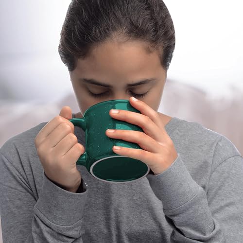 Taza Cerámica Personalizada Campfire 13 oz Verde miniatura 5