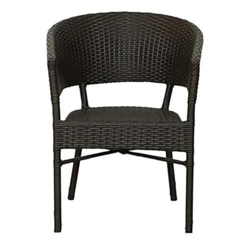 Image of Furniture |D-12 Patio|Indoor| Outdoor| Living Room | Balcony | Garden | Chair Table Set 2+1 (2 Chair + 1 Table)|Furniture Set |Coffee Chair Set|Powder Coated|(Black)