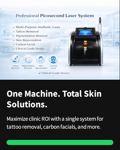 Image of Portable Pico Laser Machine For, Pigmentation Removal And Carbon Facial With Training (1 Year Warranty)