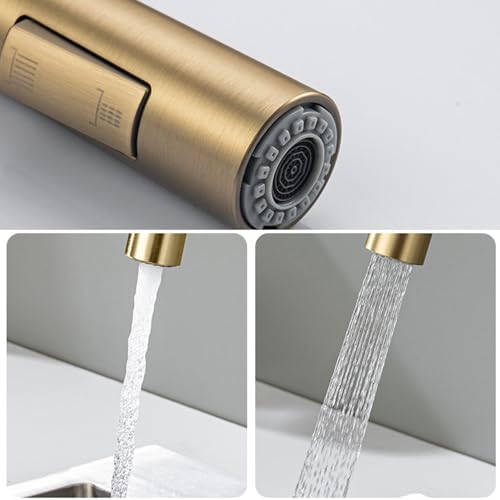 Touchless Kitchen Faucet, Sensor Activated Grey Tap with Single Lever Handle, Pull Out Spray, Temperature Display, Brushed Finish for Modern Kitchens