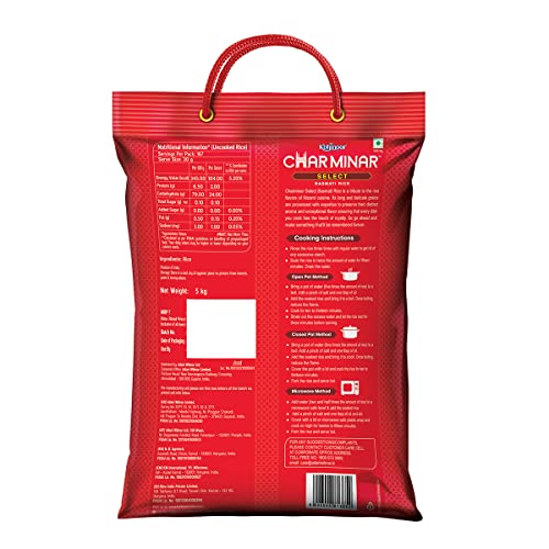 Image of Charminar Select Basmati Rice 5 KG | Value Basmati rice (Pack of 2)