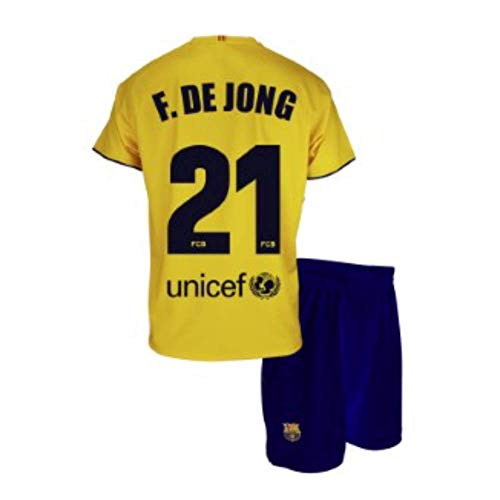 Conjunto Camiseta y pantalón 2ª equipación FC. Barcelona 2019-20 - Replica Oficial...