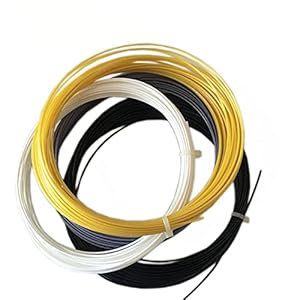 10 stks/partij Polyester Alu 1.25mm Tennis String Tennisracket String 12m Gym Training Control Training Tennis String by…