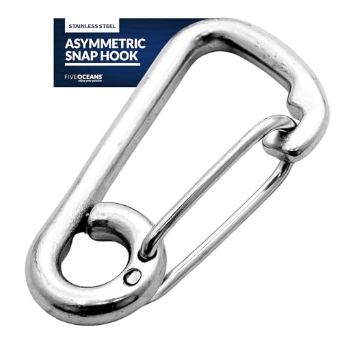 Five Oceans FO465 Stainless Asymmetric Snap Hook 3-5/32 inches