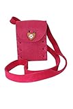 Da die Dirndltasche innen für optimale Stabilität und Stand verstärkt ist, kann sie ohne umzukippen, hingestellt werden. Sie können die Umhängetasche auch zu einer Handtasche machen, indem Sie die Träger kürzer machen: Sie werden gekreuzt und innen durch den Verschluss fixiert durchgesteckt.