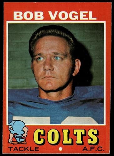 1971 Topps #199 Bob Vogel Baltimore Colts (Football Card) NM Colts Ohio St