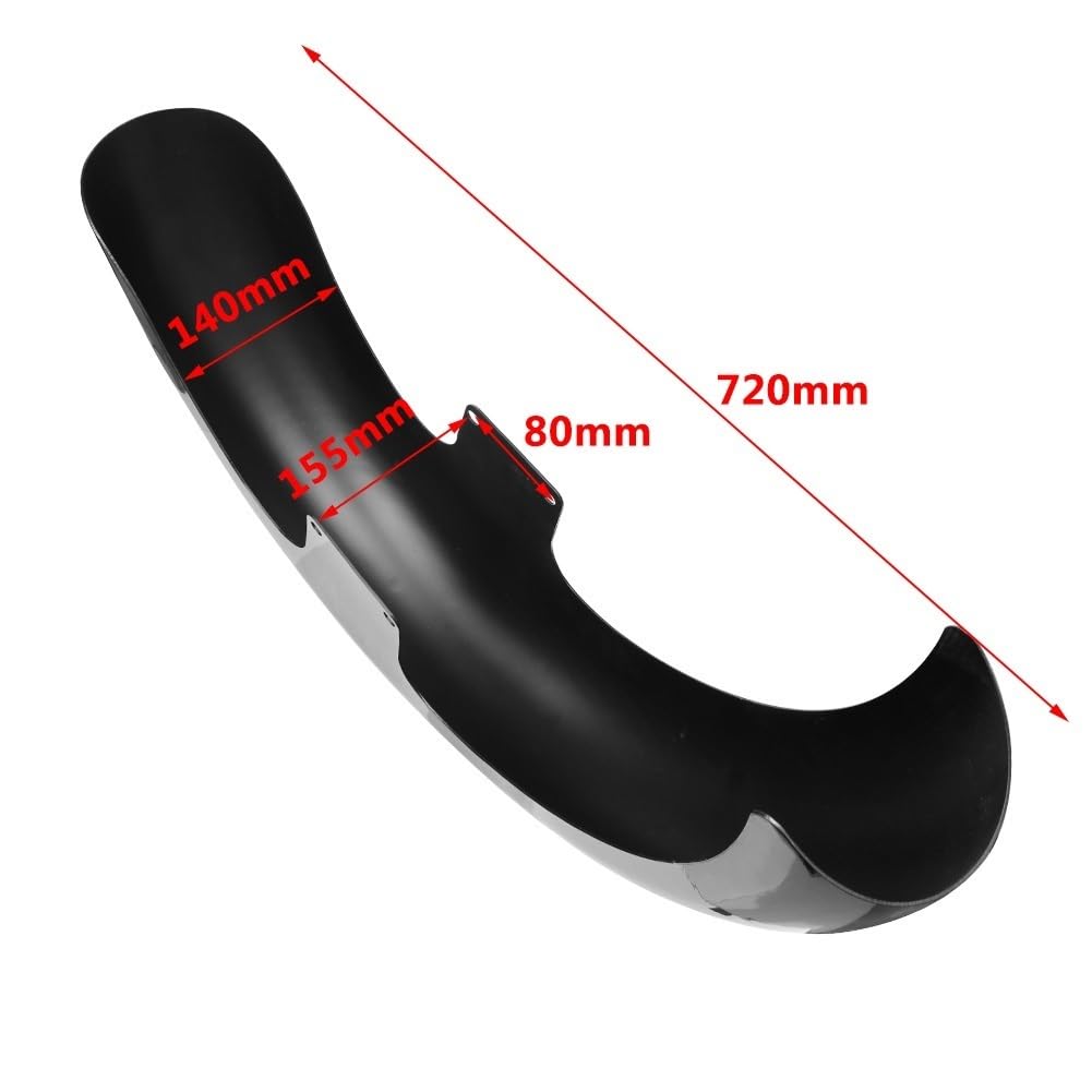 Parafango moto Parafango anteriore per motocicletta da 21" con ruota avvolgente per Harley per Touring CVO per Electra per Road Street Glide per Custom per Bagger
