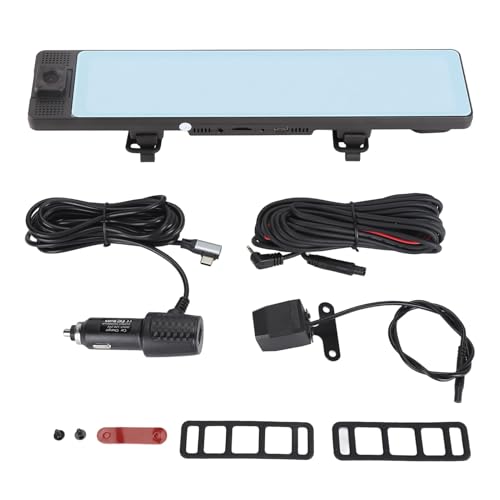 Espejo retrovisor con cámara antirrobo 4K para proteger tu coche en ciudad 6