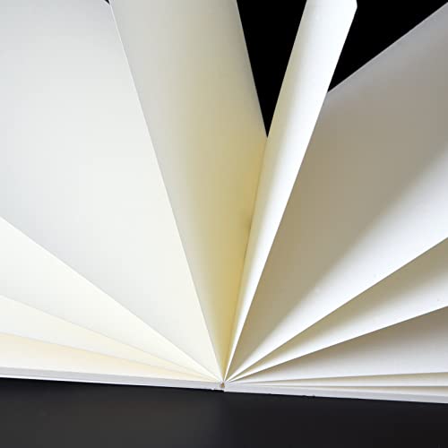 Bloc de papel texturizado prémium de 180 g/m² para óleo y acrílico blanco 5