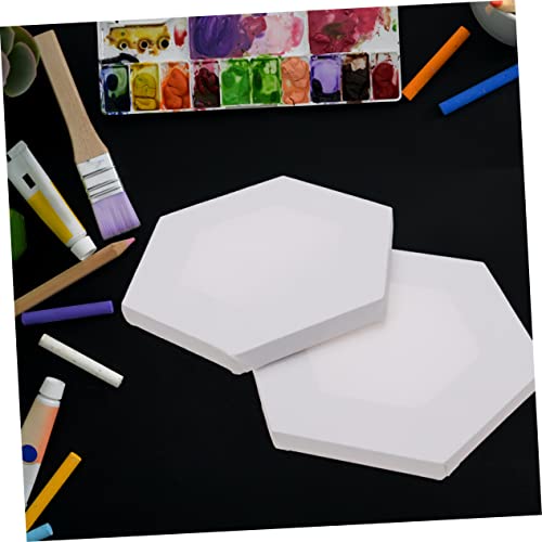 ULDIGI 2 Pçs Óleos Artesanais Ou Artesanato Paintthexagon Crianças Artistas Forma Esticada Crianças