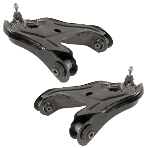 Image of Detroit Axle - RWD 8pc Front End Kit for 2002-2005 Dodge Ram 1500, 4 Upper Lower Control Arms with Ball Joints Assembly 2 Outer Tie Rods 2 Sway Bar Links 2003 2004 Replacement