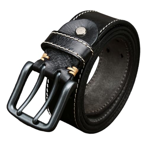 Ceinture western vintage cuir de vache boucle double griffe réglable mode et loisirs
