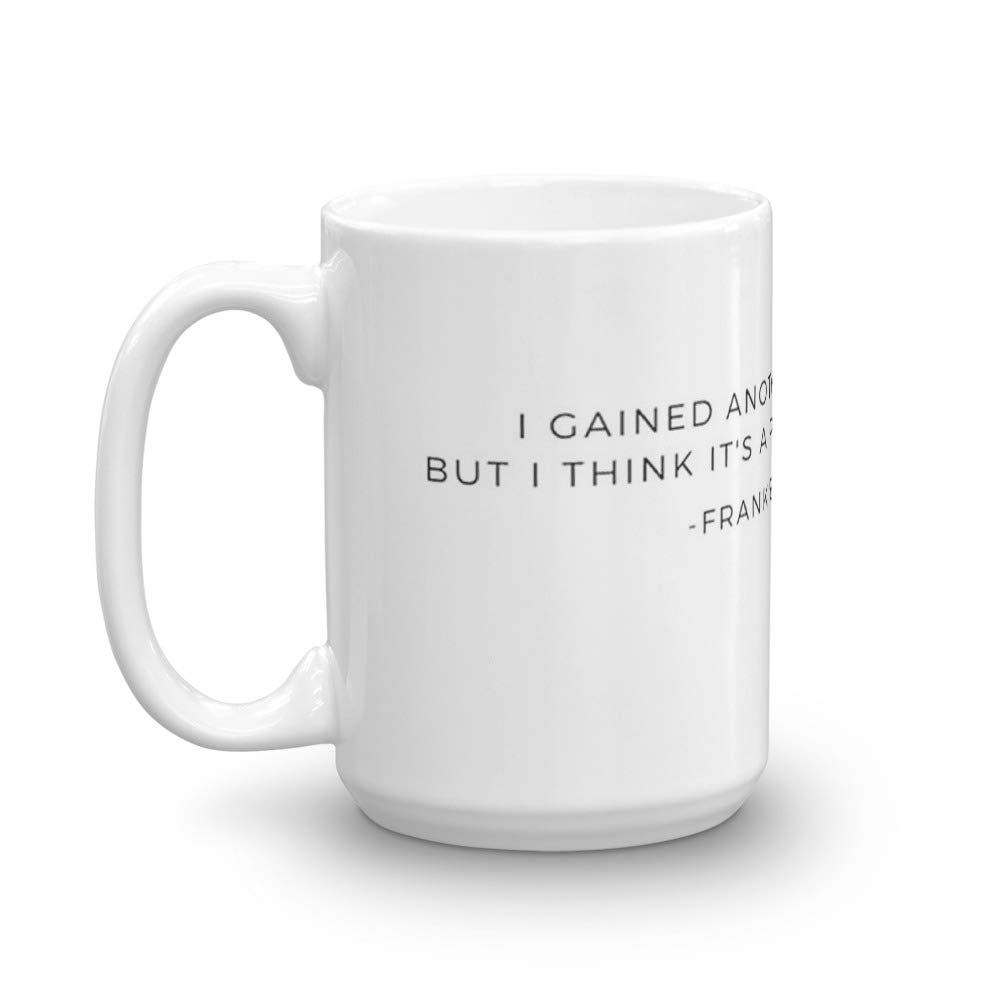 cubicer Knowledge Frankie Quote. 15 Oz Ceramic Glossy Mugs Gift For Coffee Lover Unique Coffee Mug, Coffee Cup. 15 Oz Fine Ceramic Mug With Flawless Glaze Finish
