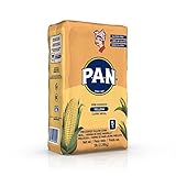 P.A.N. Yellow Corn Meal – Pre-cooked Gluten Free and Kosher Flour for Arepas (5 lb / Pack of 1)
