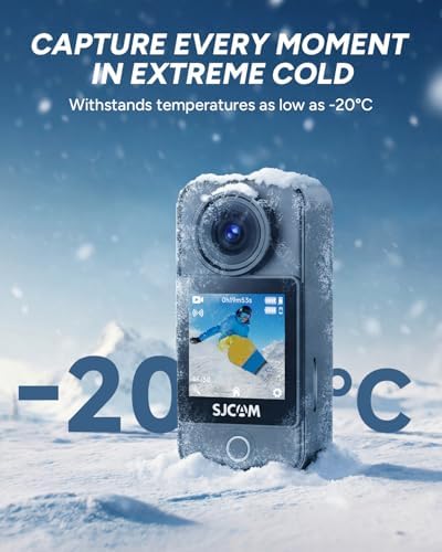 SJCAM C400 Pocket 4K Action Camera, Magnetic Wearable Body Camera with Horizon Lock & 6-Axis Gyro Stabilizer, 30M Waterproof Vlog Camera, 5G WiFi, 8X Zoom, Touch Screen, Helmet Mount Kits for POV Vlog - 5