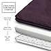 Clara Clark 3 Piece Bathroom Rugs Bath Mat Set, Velvet Memory Foam Bath Mats for Bathroom - Non-Slip, PVC Backing Bath Rugs, Washable - Dries Quickly, Purple