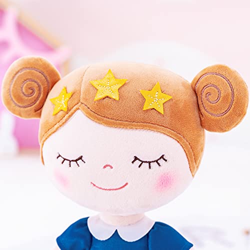Gloveleya Star Girl Doll Baby Girl Gift Plush American Doll Blue 13" #TOP2