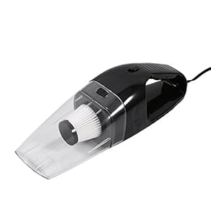 Autostofzuiger, handstofzuiger Droog en nat Dubbel gebruik voor auto voor reiniging(zwart)