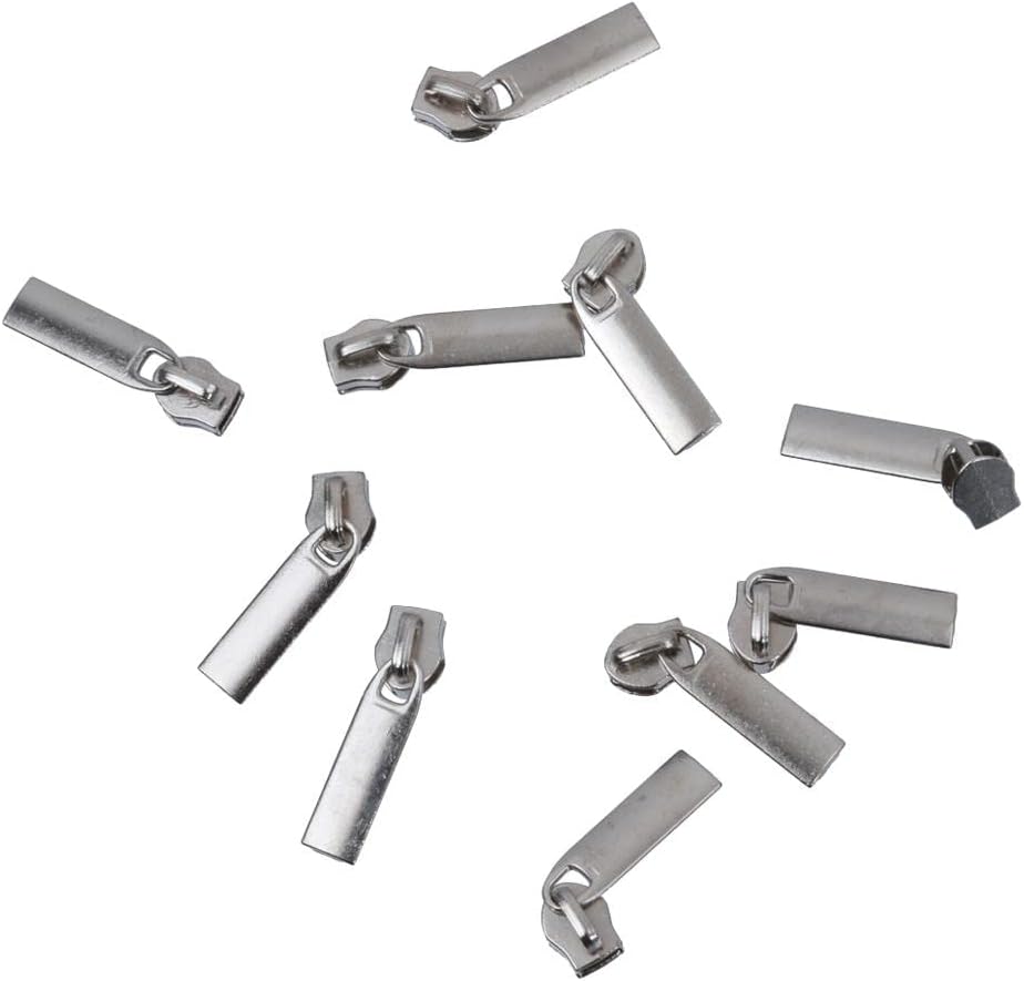 Silver Zip Puller/Zipper Pull Sliders Head Zipper Repair KitCrafts|Sewing|Closures & Connectors|Zippers