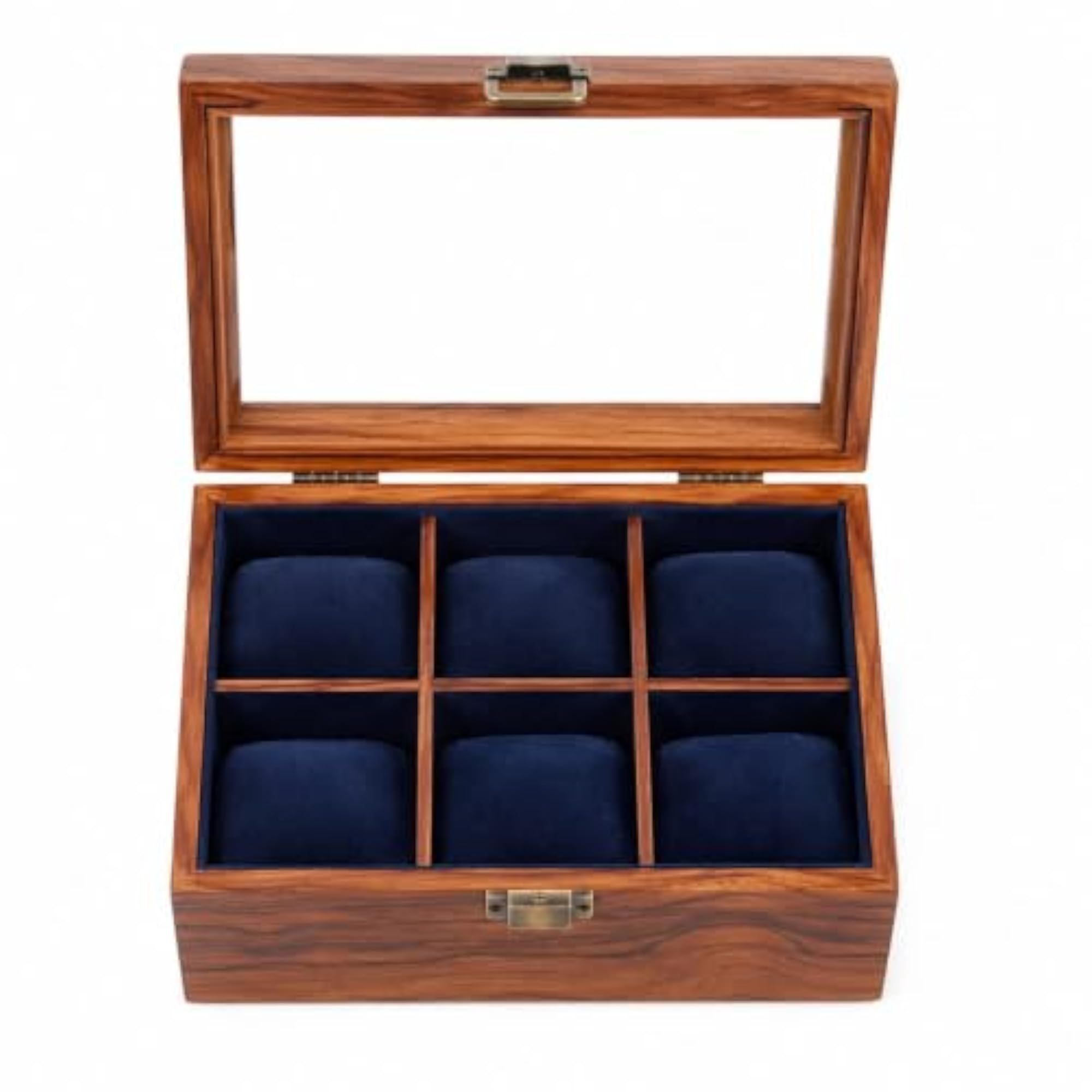 Premium Watch Storage Case with Transparent Display Lid