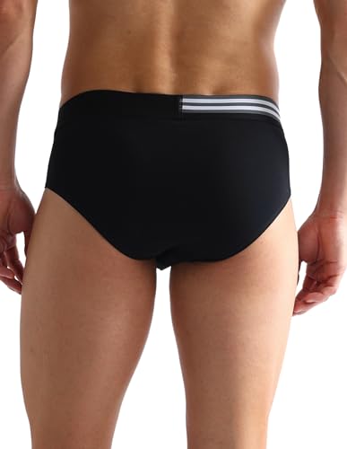 Image of U.S. Polo ASSN. Mens OEB06 Flag Waist Single Jersey Underwear Briefs - Pack of 2