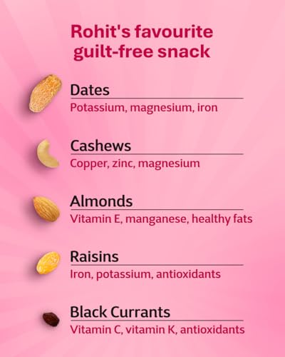 Image of True Elements Panchmeva 1.2kg - Fasting Special Trail Mix | Premium Dry Fruits | 5 Nuts - Almonds, Cashews, Dates, Raisins, Black Currant | Dry Fruits Mix | Healthy Snacks