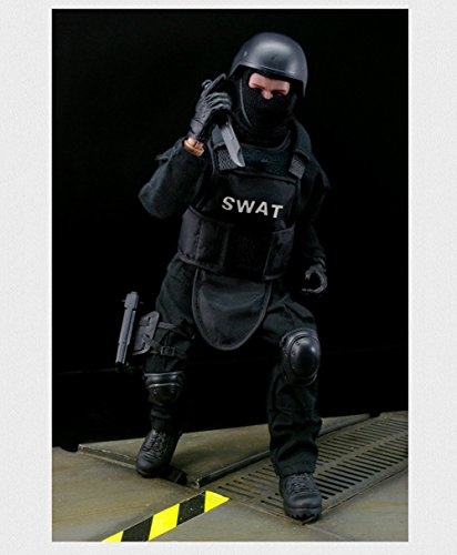 7Buy 12" Action Figures Toy 1: 6 Stand Bendable Soldier Figure Model Toy ( SWAT )