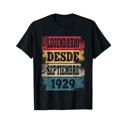 Legendario Desde Septiembre 1929 - Cumpleaños 95 Años Camiseta