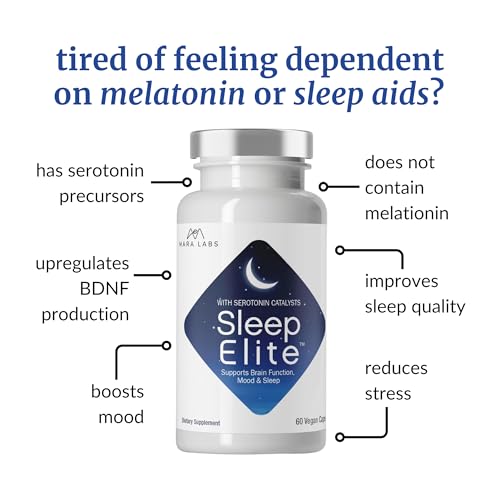 BrocElite Mara Labs SleepElite | Supports Brain Function, Mood, and Sleep | with Serotonin Catalysts | 30 Servings — view 5