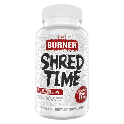 5% Nutrition Shred Time Fat Burner | Green Tea, Coffee