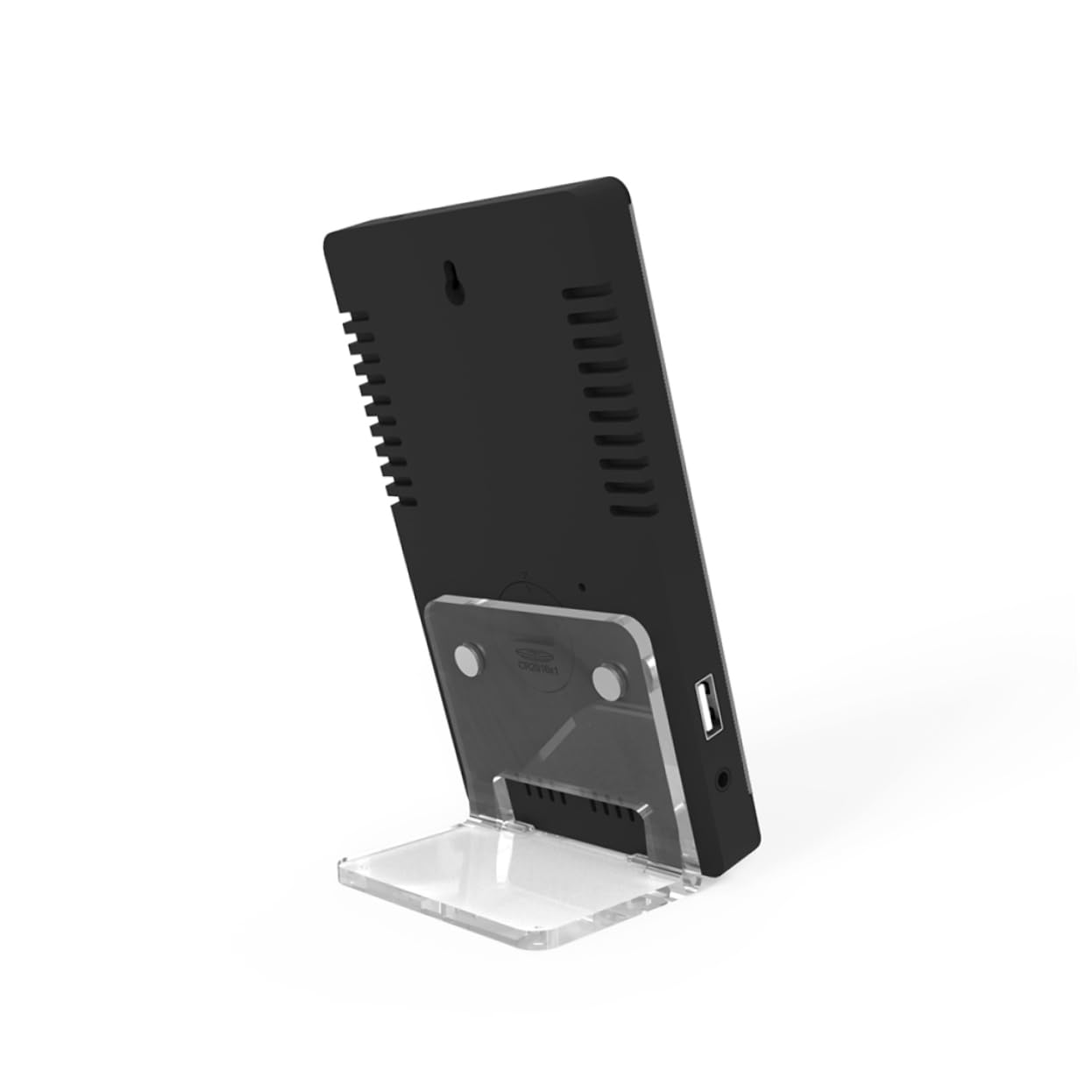 Orologio Sveglia Digitale Con Display Temperatura Umidità Orologio Da Tavolo Led Con Ricarica Usb Con Carattere Verde Design Semplice Per Arredamento Casa