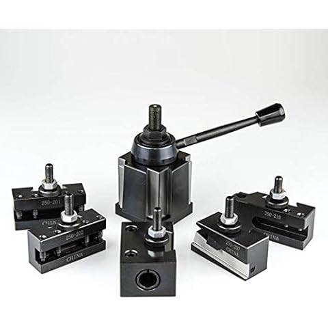 CXA Wedge Tool Post Set CNC High Precision Quick Change Lathe Holders 300 Series Cover